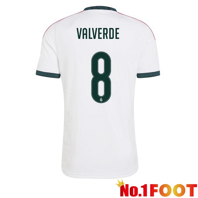 Real Madrid (Valverde 8) Home Soccer Jersey White 2026/2027