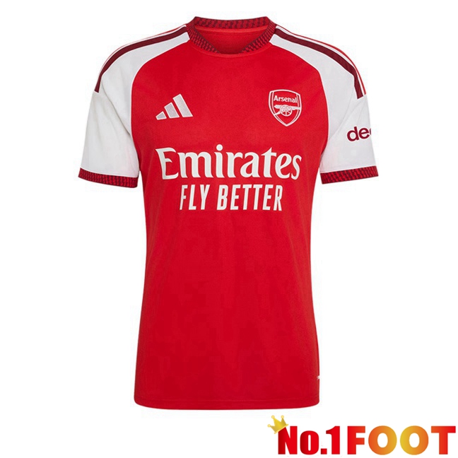 Arsenal Home Soccer Jersey Red White 2026/2027