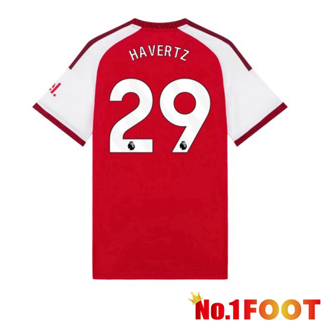 Arsenal (HAVERTZ 29) Home Soccer Jersey Red White 2026/2027