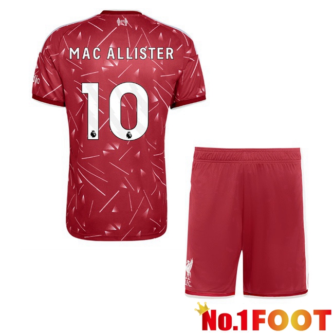 FC Liverpool (MAC ALLISTER 10) Kids Home Soccer Jersey Red 2026/2027
