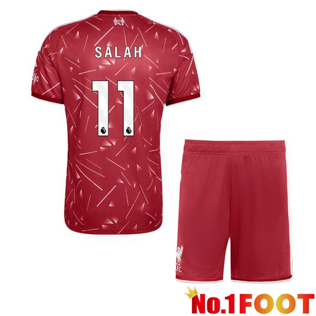 FC Liverpool (SALAH 11) Kids Home Soccer Jersey Red 2026/2027