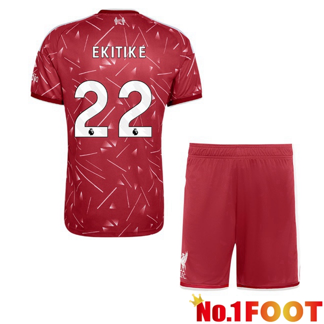 FC Liverpool (EKITIKE 22) Kids Home Soccer Jersey Red 2026/2027