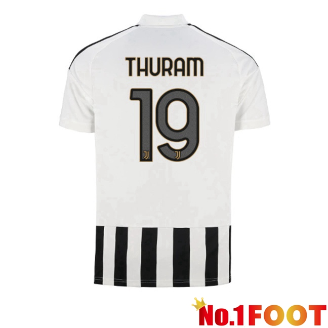 Juventus (THURAM 19) Home Soccer Jersey Black White 2026/2027