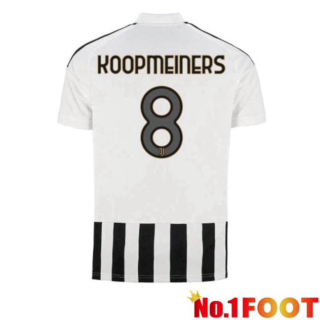 Juventus (KOOPMEINERS 8) Home Soccer Jersey Black White 2026/2027