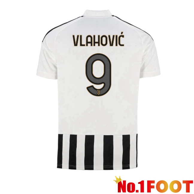 Juventus (VLAHOVIĆ 9) Home Soccer Jersey Black White 2026/2027