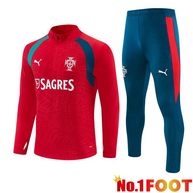 Portugal kit Training Tracksuit Red 2026/2027