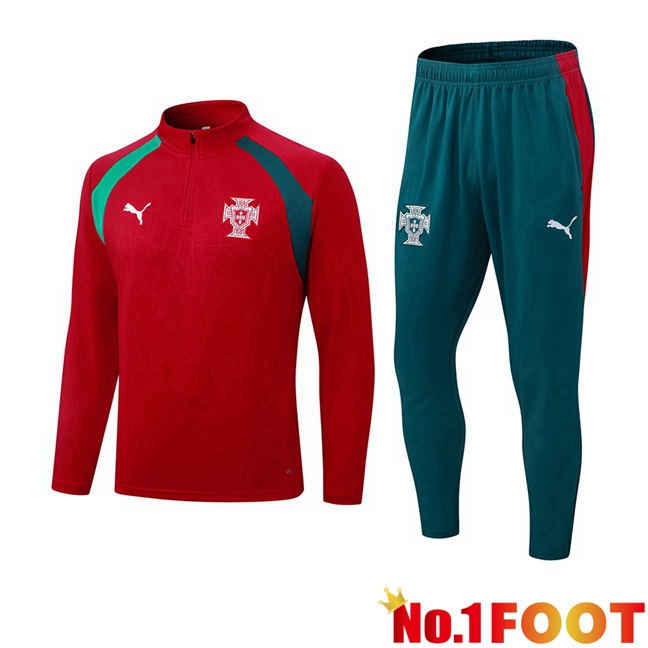 Portugal kit Training Tracksuit Red 2026/2027