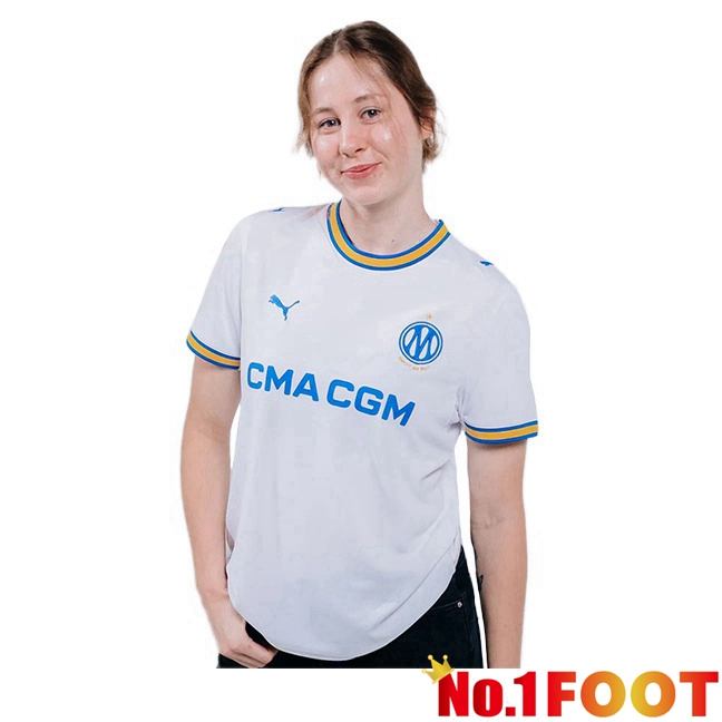 Marseille OM Women Home Soccer Jersey White 2026/2027
