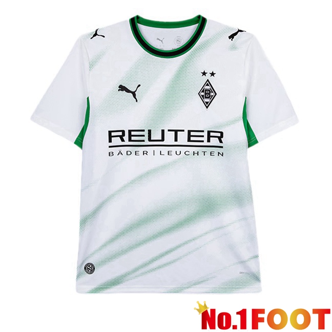Monchengladbach Home Soccer Jersey White 2026/2027