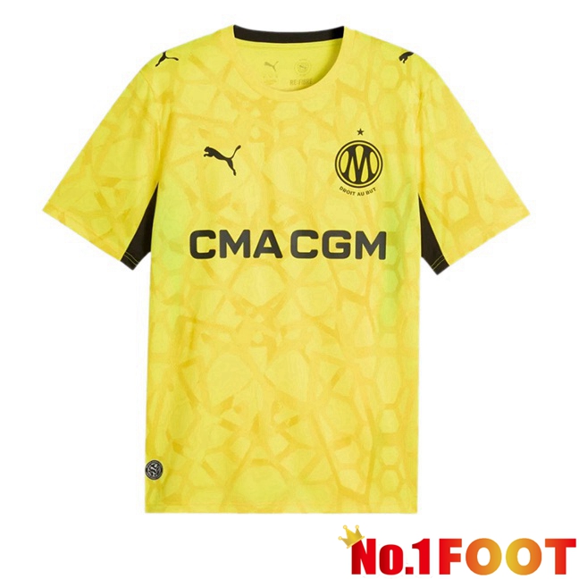 Marseille OM Goalkeeper Soccer Jersey Yellow 2026/2027
