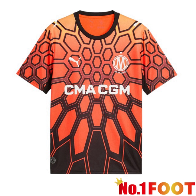 Marseille OM Goalkeeper Soccer Jersey Orange 2026/2027