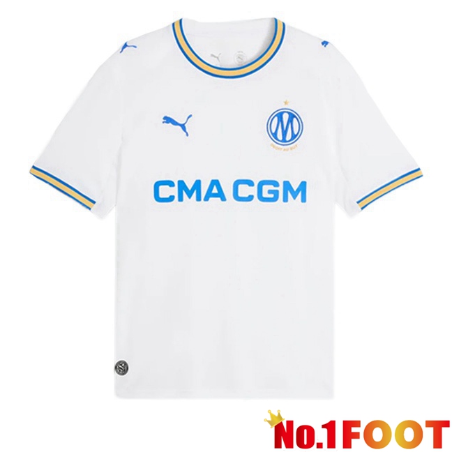 Marseille OM Home Soccer Jersey White 2026/2027
