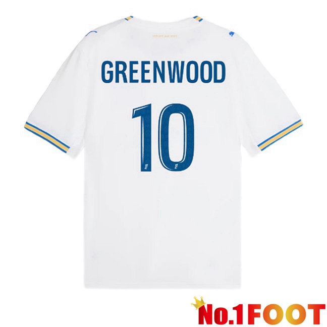 Marseille OM (Greenwood 10) Home Soccer Jersey White 2026/2027