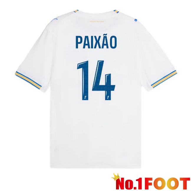 Marseille OM (Paixão 14) Home Soccer Jersey White 2026/2027