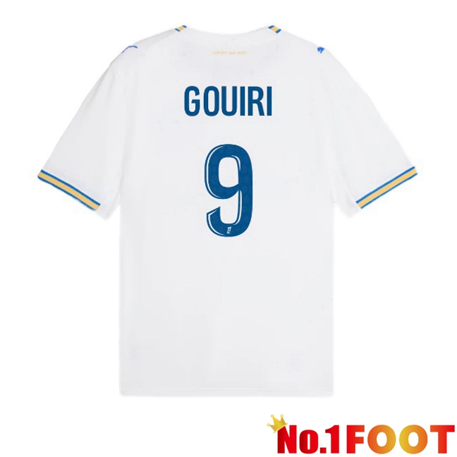 Marseille OM (Gouiri 9) Home Soccer Jersey White 2026/2027