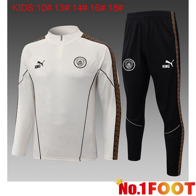 Manchester City Kids kit Training Tracksuit Yellow 2026/2027