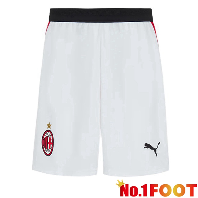 AC Milan Home Soccer Shorts White 2026/2027