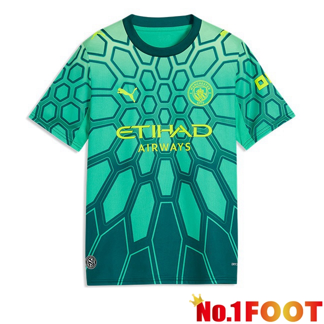 Manchester City Goalkeeper Soccer Jersey Green 2026/2027
