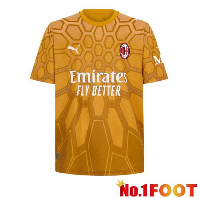 AC Milan Goalkeeper Soccer Jersey Yellow 2026/2027