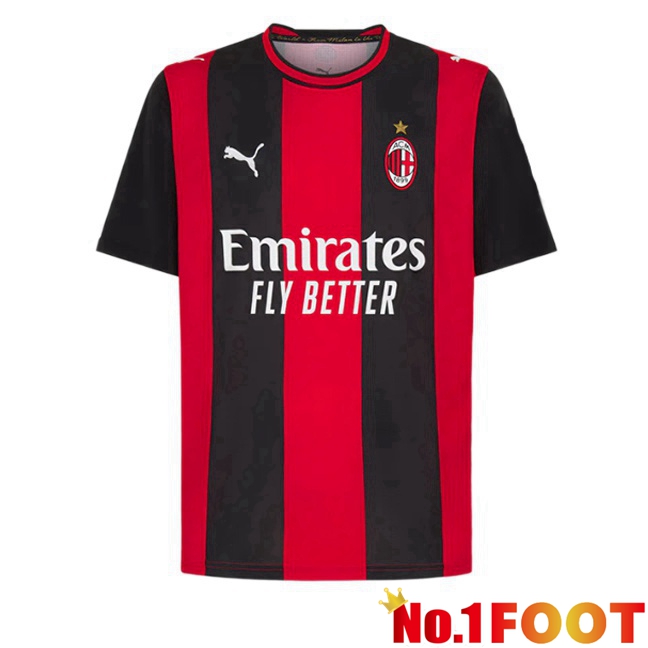 AC Milan Home Soccer Jersey Red Black 2026/2027