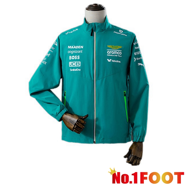 Aston Martin Training Jacket Formule 1 Green 2025/2026