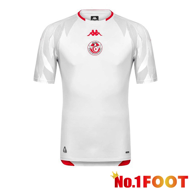 Tunisia Home Soccer Jersey White FIFA World Cup 2026