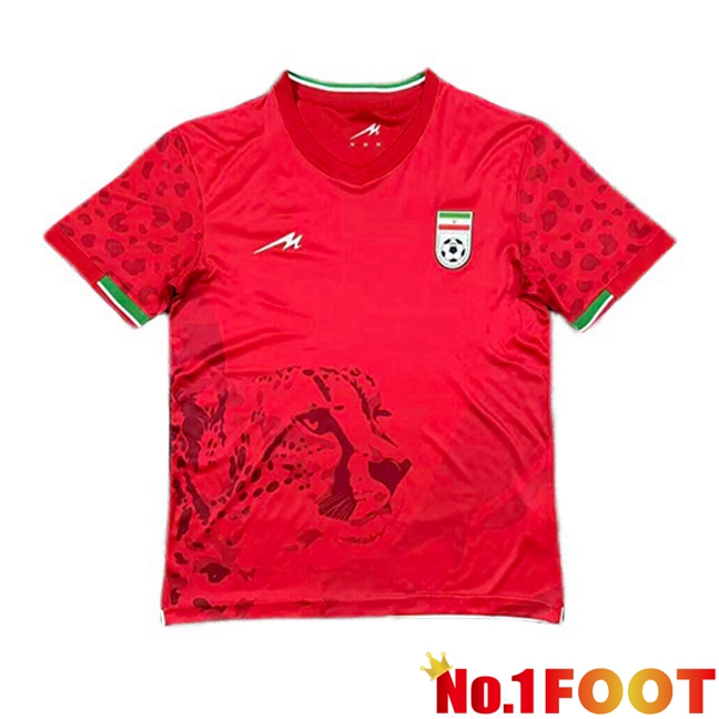 Iran Away Soccer Jersey Red FIFA World Cup 2026