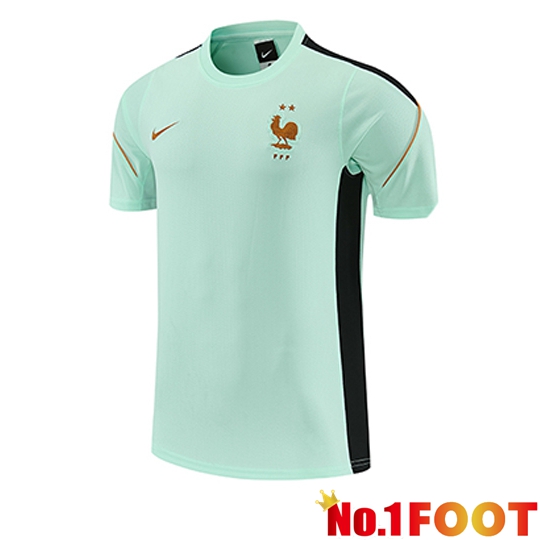France Training T-Shirt Green/Black 2026/2027