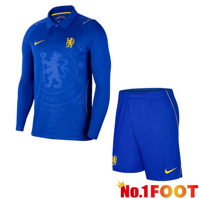 FC Chelsea Kids Home Soccer Jersey Long sleeve Blue 2026/2027