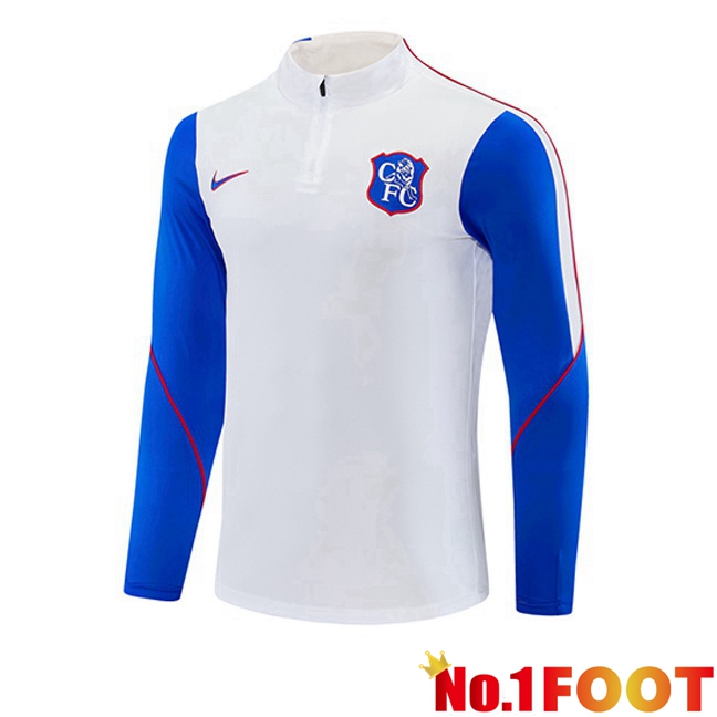 FC Chelsea Training Sweatshirt White Blue 2026/2027
