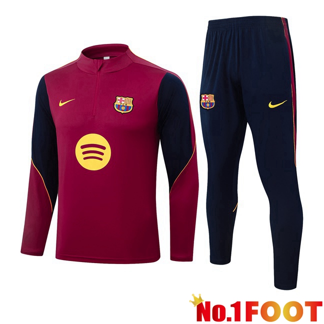 FC Barcelona kit Training Tracksuit Red 2026/2027