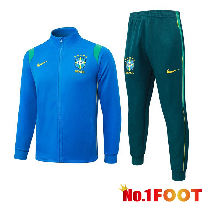Brazil kit Training Tracksuit - Training Jacket Blue 2026/2027