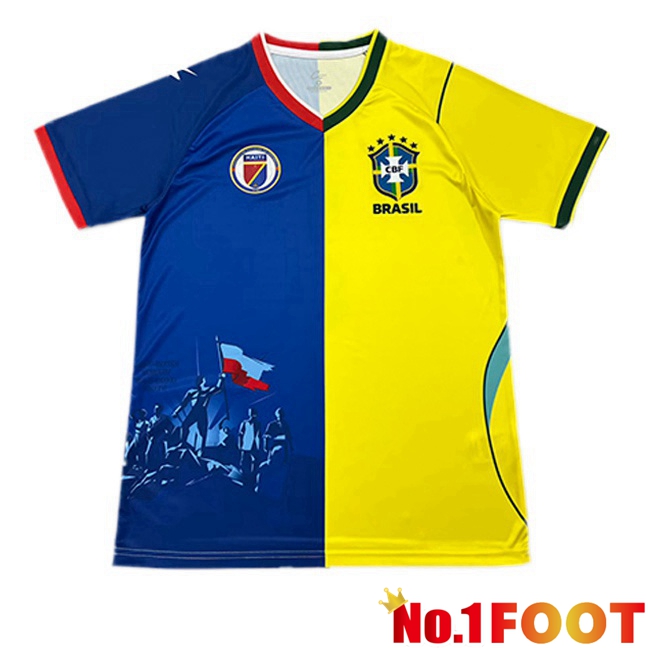 Brazil Soccer Jersey Special Edition Yellow Blue 2026/2027