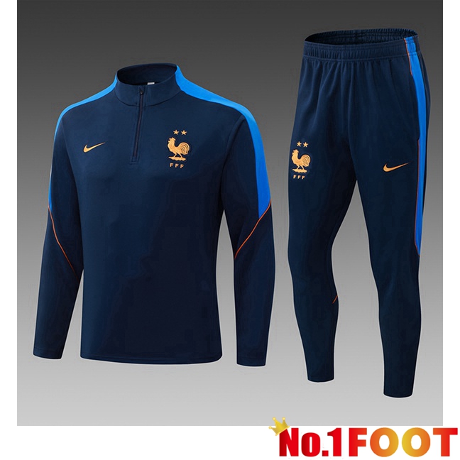France Kids kit Training Tracksuit Blue Royal 2026/2027