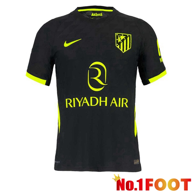 Atletico Madrid Away Soccer Jersey Black 2026/2027