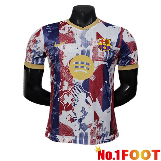 FC Barcelona Soccer Jersey Special Edition Red Blue White 2026/2027