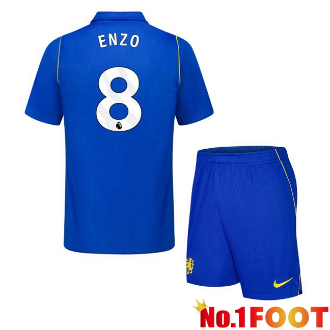 FC Chelsea (ENZO 8) Kids Home Soccer Jersey Blue 2026/2027