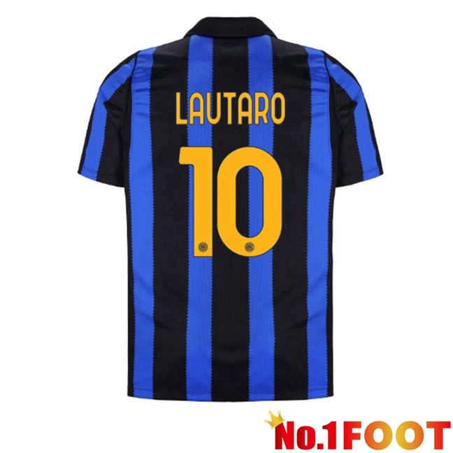 Inter Milan (LAUTARO 10) Home Soccer Jersey Blue Black 2026/2027