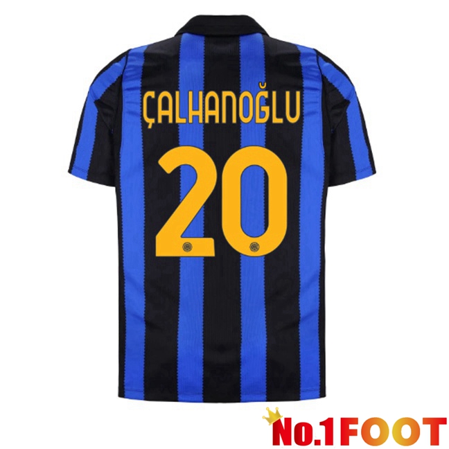 Inter Milan (ÇALHANOĞLU 20) Home Soccer Jersey Blue Black 2026/2027