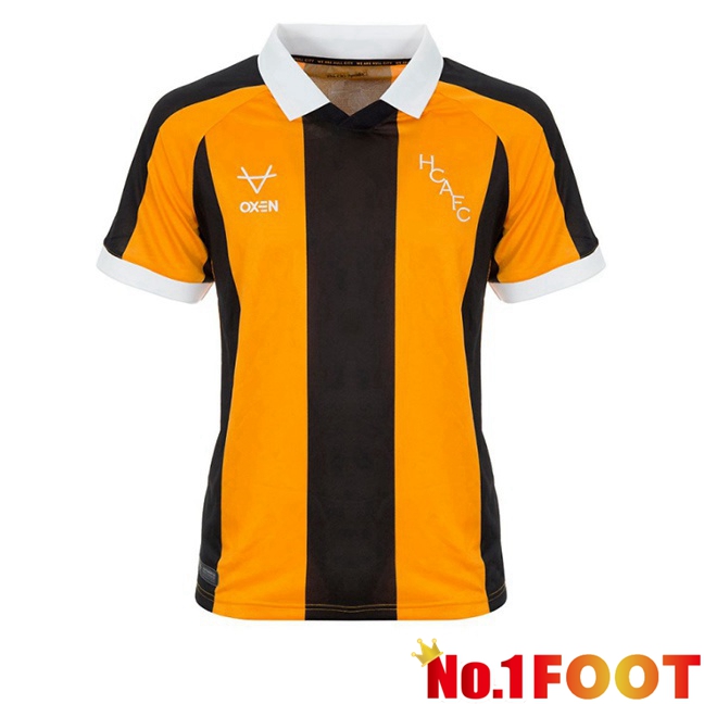 Hull City AFC Home Soccer Jersey Yellow Black 2026/2027