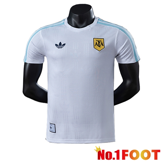 Argentina Training T-Shirt White/Blue 2026/2027