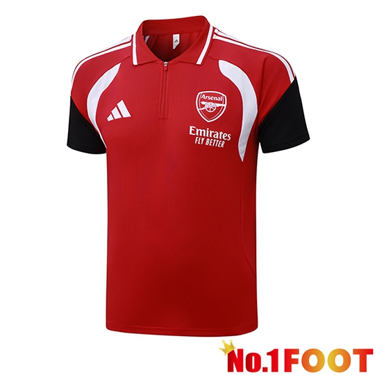 Arsenal Soccer Polo White/Red/Black 2026/2027