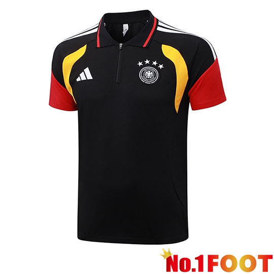 Germany Soccer Polo Black/Red/Yellow 2026/2027