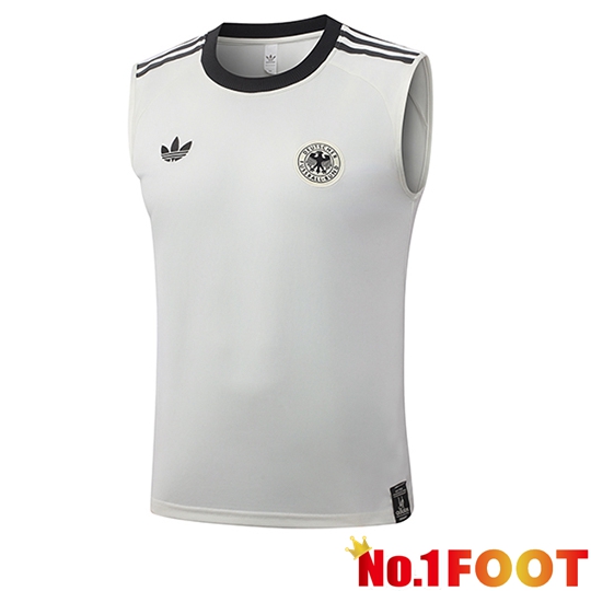 Germany Soccer Vests Beige/Black 2026/2027
