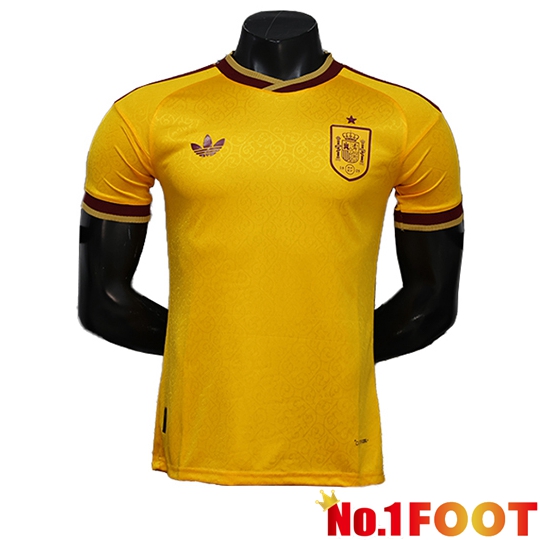 Spain Soccer Jersey Special Edition Yellow 2026/2027