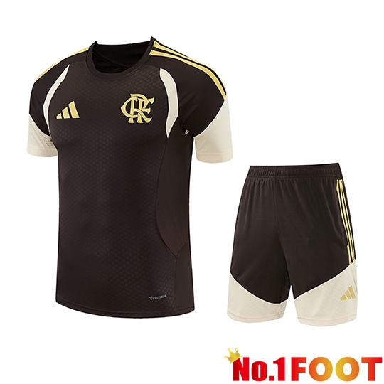 Flamengo kit Training T-Shirt Brun/Beige 2025/2026