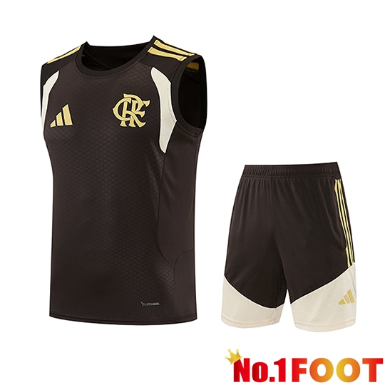 Flamengo kit Soccer Vests Brun/Beige 2025/2026