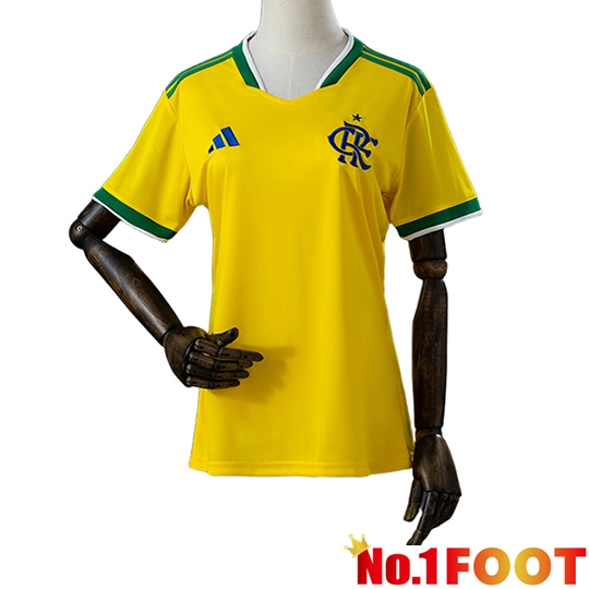 Flamengo Women Soccer Jersey Special Edition Yellow 2026/2027