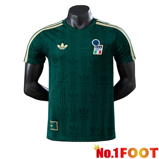 Italy Training T-Shirt Green/Yellow 2026/2027