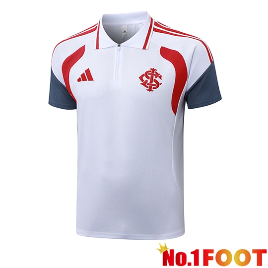 Internacional Soccer Polo White/Red/Grey 2026/2027